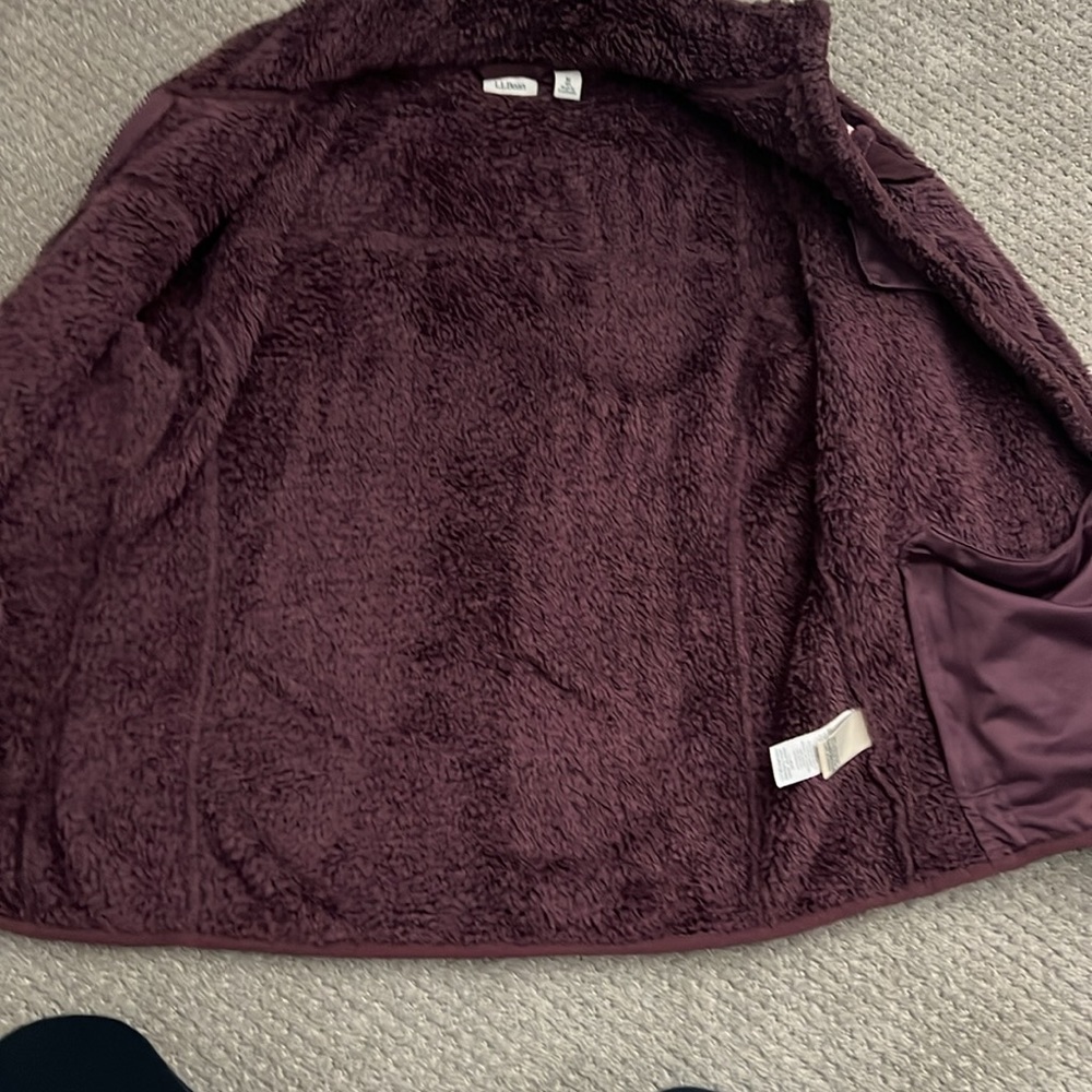 Women's L.L.Bean Hi-Pile Fleece Jacket - Picture 7 of 7